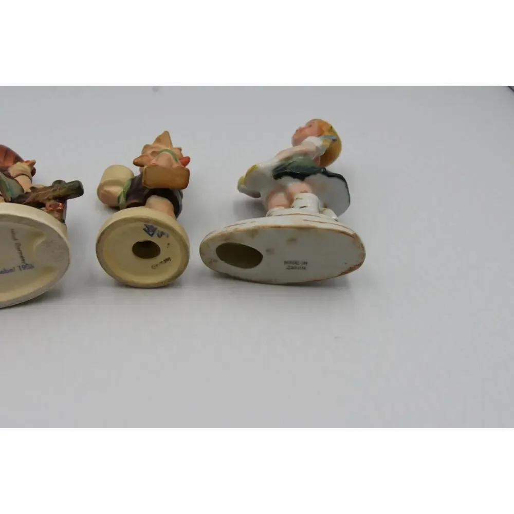 VINTAGE 3-HUMMEL GOEBEL W. GERMANY COLLECTIBLE FIGURINE 1-MARKED JAPAN 4pc LOT